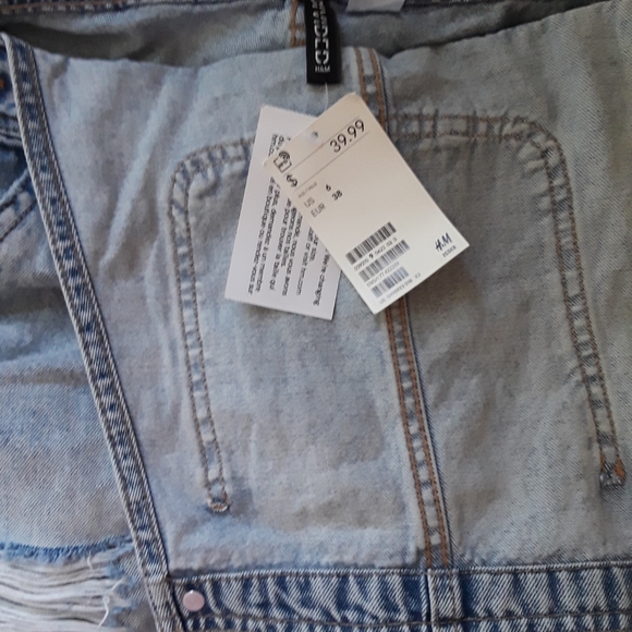 Acid washed H&M  Devided Denim jumpsuits - Picture 8 of 10